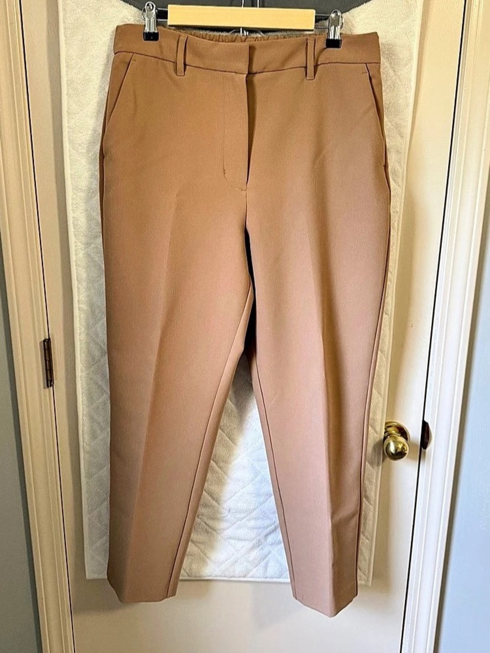 Nine West Straight Leg Pants in Camel Size Large